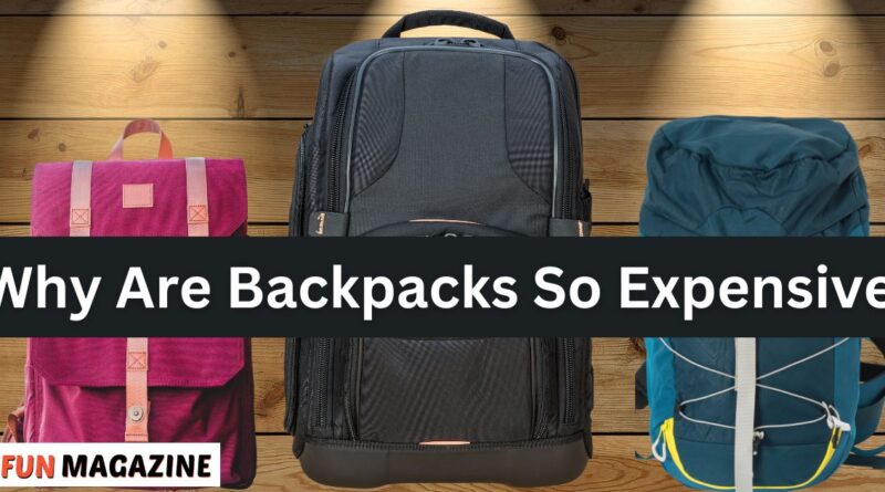 Why Are Backpacks So Expensive