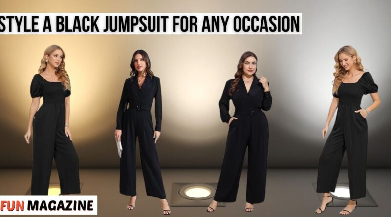 How to Style a Black Jumpsuit for Any Occasion